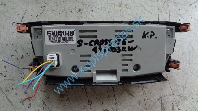 panel na klimatizáciu na suzuki sx4 s-cross, 39510-61M10